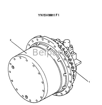 Υδραυλικό τελικό Drive μερών Sk200-6e εκσκαφέων για Kobelco YN15V00011F1 YN15V00011F3 YN15V00011F4