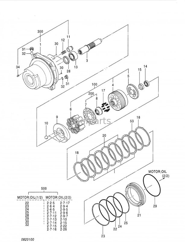 Τελικό Drive μηχανών ταξιδιού εκσκαφέων Zax450 Zaxis450 Belparts για Hitachi 4431549