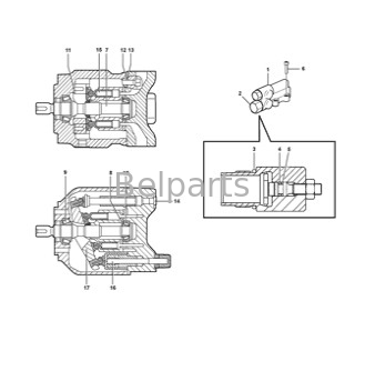 VOE 11708076 Έλεγχος εξορυκτών Vavle A35F FS A35F/G A35F/G FS A40F FS A40F/G A40F/G FS