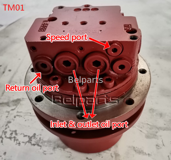 Μονάδα καυσίμου U15-3 KX41.2 KX41.2V KX36.3 K008 Εκσκαφέας Υδραυλικός κινητήρας Kubota15 SK1.5 Για TM01