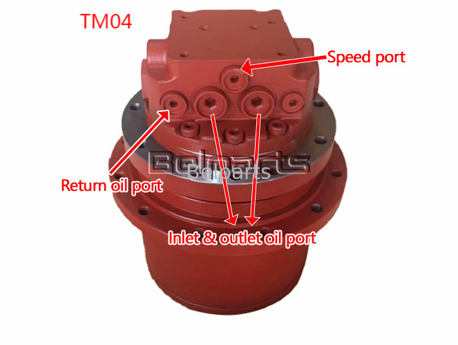 KYB MAG26VP PHV-390-53B EX40 IHI40JX Τελική οδήγηση Assy για τα εξαρτήματα εξορυκτών TM04