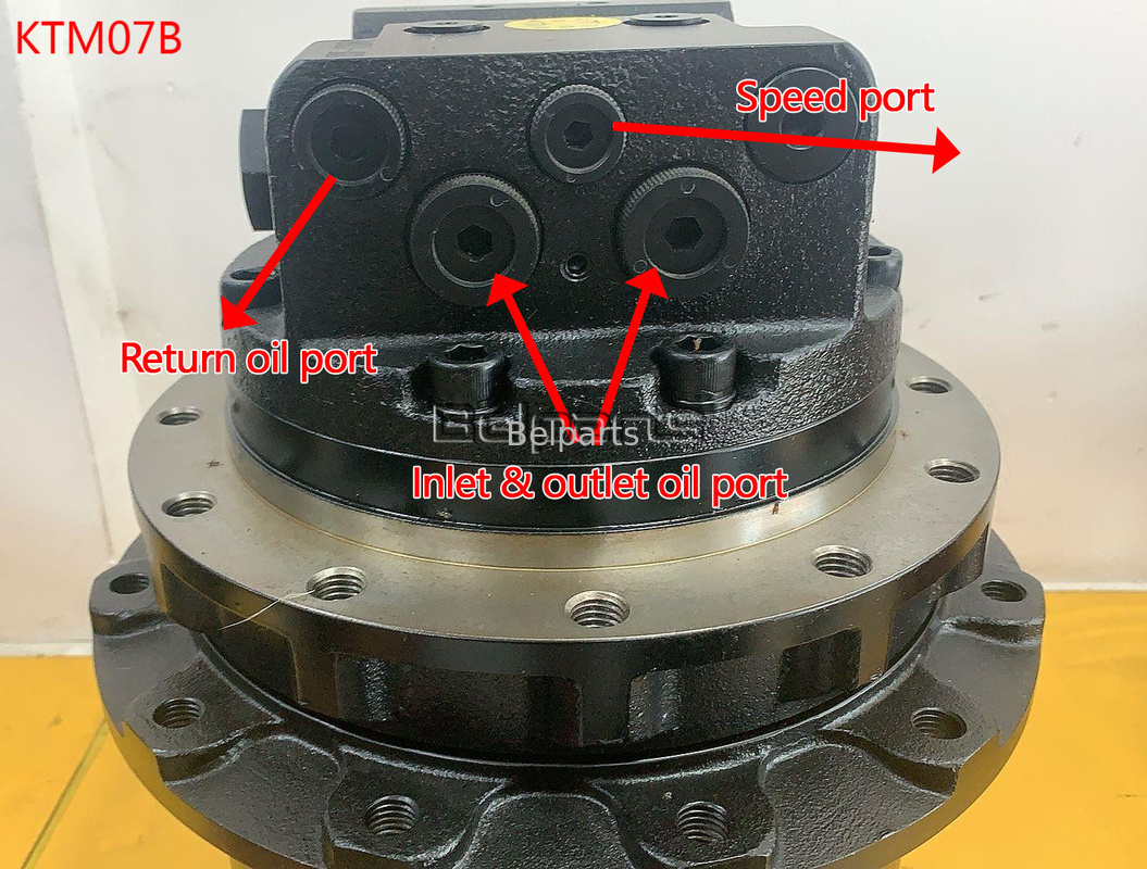Τμήματα κινητήρα ταξιδιού Belparts Assy TM07B R60 DH55 R55-9 31M8-40010 Για εξαρτήματα εκσκαφικών μηχανών