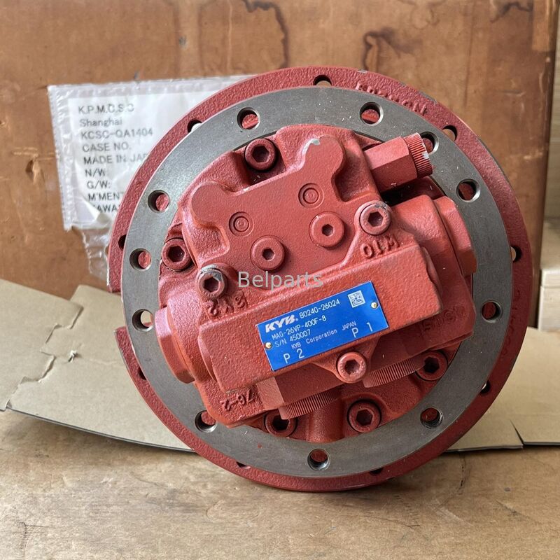 Τελικός άξονας για ανταλλακτικά μίνι εκσκαφέα Kubota KX121-2 KX121-2S KYB MAG-26VP-400F-8 Κινητήρας κίνησης B0240-26024 RD108-61600 RD108-61802 RD128-92700 RD108-61606