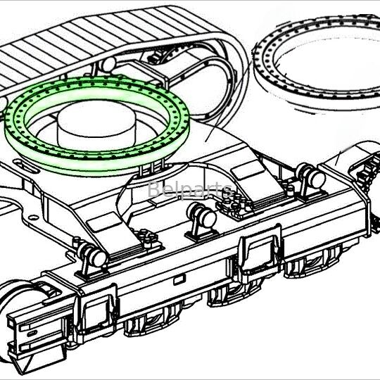 U27-4 Κουβάρισμα για ανταλλακτικά εξορυκτικών μηχανών Kubota RH418-19110 Κουβάρισμα με δαχτυλίδι κυματισμού OEM