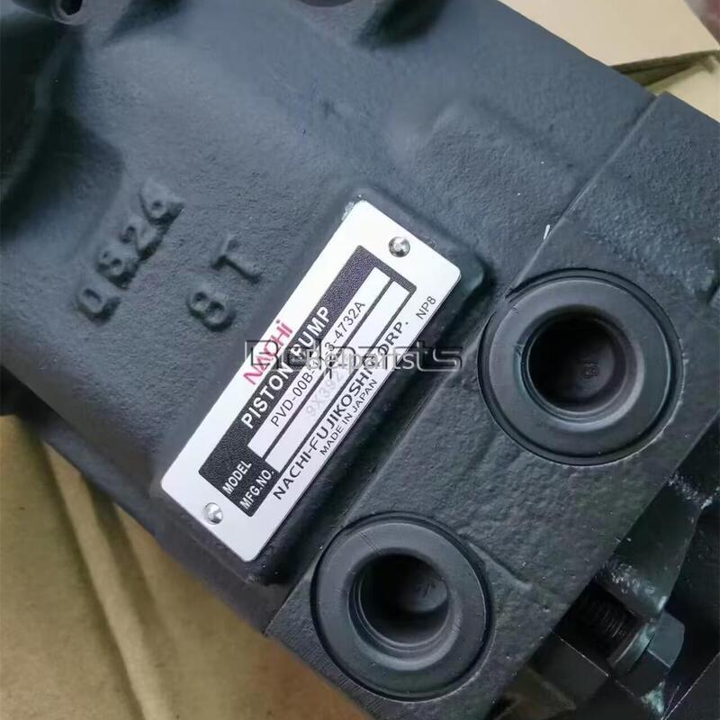 Υδραυλική αντλία Kobelco SK09SR Mini Excavator Parts PA10V00001F1 Γνήσια Νέα Nachi PVD-00B-11-3 Κύρια εμβόλια αντλία