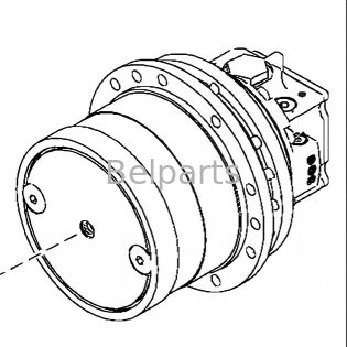 John Deere 70D Final Drive Excavator Part TH110966 Hydraulic Travel Motor Reducer