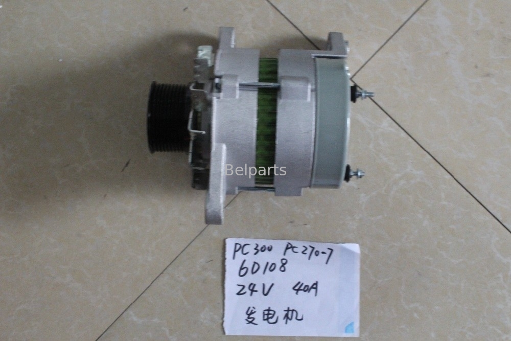Μέρη pc300-6 pc270-7 pc300-5 pc300-7 γεννήτρια 600-821-6160 0-33000-6511 εναλλακτών 6D108 μηχανών εκσκαφέων Belparts