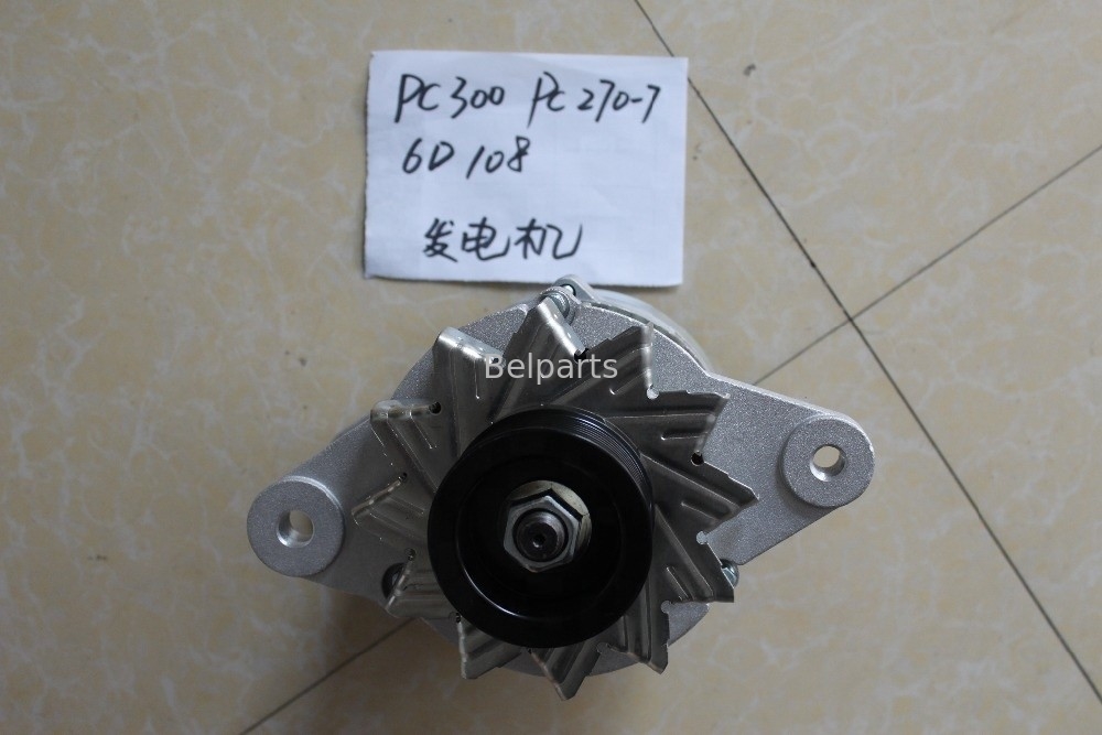 Μέρη pc300-6 pc270-7 pc300-5 pc300-7 γεννήτρια 600-821-6160 0-33000-6511 εναλλακτών 6D108 μηχανών εκσκαφέων Belparts