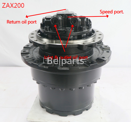 Εκσκαφέας ταξιδιωτικός κινητήρας Assy ZX200 Τελική κίνηση Assy 9168003 Για την Hitachi